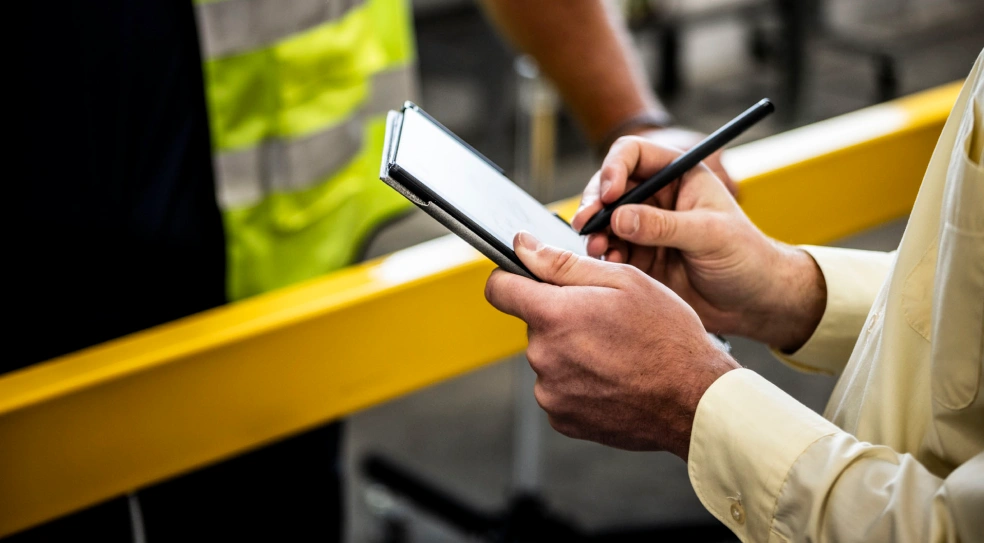 AER conducting a site audit to develop a custom safety program for a client